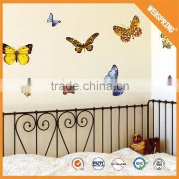 Popular cute waterproof cartoon animal 3d wall sticker