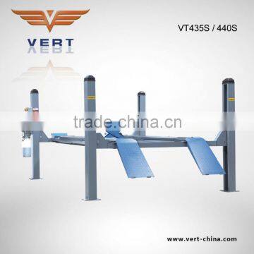 4000kgs lifting capacity low profile four post air release lift VT440S