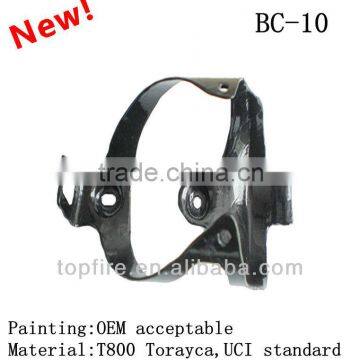 2014 new design and hot selling lightweight T800 Torayca,UCI standard carbon fiber bottle cage BC-10