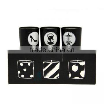 Wax Soy Jar Candle in Glass With Black Box photo-2