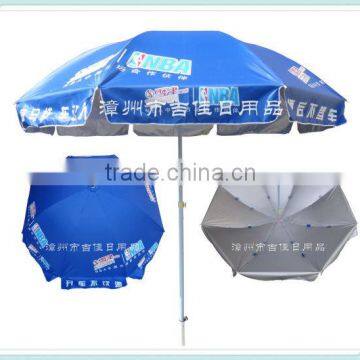 XJNBA-48UV Diam 240CM outdoor uv protection promotion pvc beach umbrella