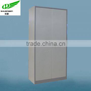 Double color 2 door office metal filing cabinet