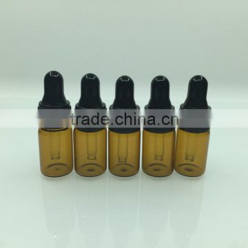 3ml essential oil amber glass vial, 1ml glass vial, sample vial