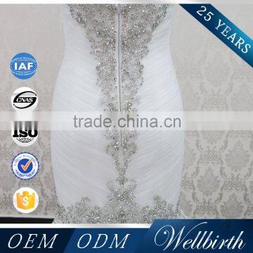 Simple Sex Crystal Wedding Dress 2016 photo-5