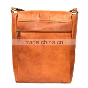 TEAKWOOD LEATHER REAL GENUINE MESSENGER BAG