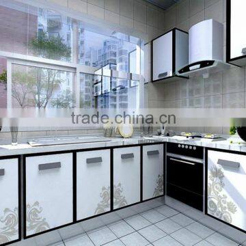 china professional modular kitchen cabinet color combinations/Fashionable Design Contemporary Kitchen Cabinet