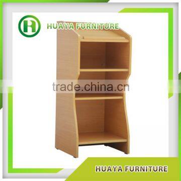 professional picture of wooden bookcase