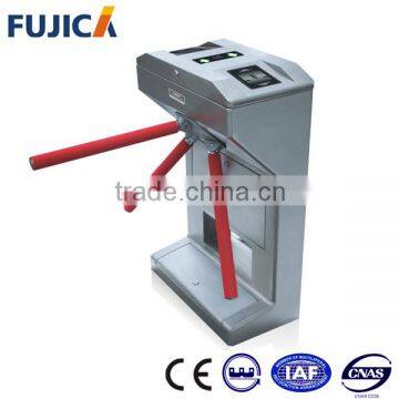 Barcode/ fingerprint tripod turnstile
