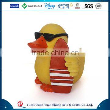 Yellow Rubber Duck Toy,Polyresin Yellow Duck Decoration,Minion Yellow Duck Ornament photo-3