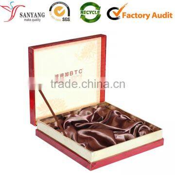 Factory Custom Mooncake Packaging Box Paper Mooncake Gift Box With Satin