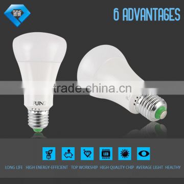 High quality aluminum +PC 5W CE ROHS smd 5730 E27 led bulb light