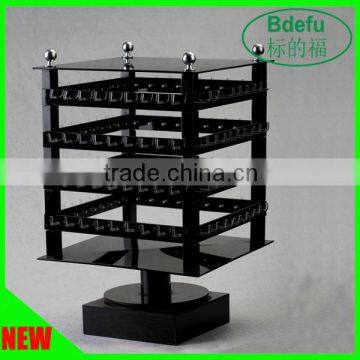 Jewelry Store Black Acrylic Display Rack Earrings Display Stand