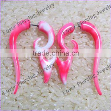 Wholesale High Polish UV Acrylic Ear Fake Plug Piercing Jewelry [UV-FE399A]
