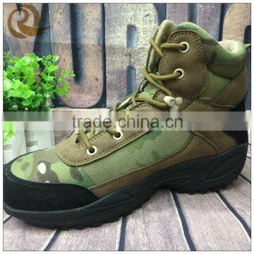 Cheap price waterproof jungle army military man camo hiking boots