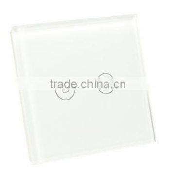 Hot Sell Cheaper Tempered Glass 2 Gang 1 Way Touch Light Switch photo-6