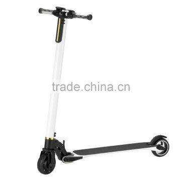 China Htomt Light brushless electric scooter carbon fiber folding 2 wheel stand up smart self balancing electric kick scooter