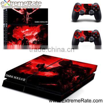 Factory wholesale skin for PS4 Playstation 4 console skin, vinyl skins for PS4 controller sticker covers