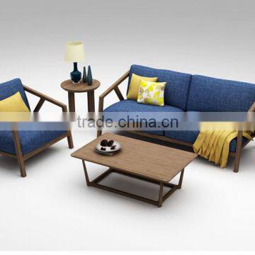 Solid Wood Frame High Quality Sofa Set