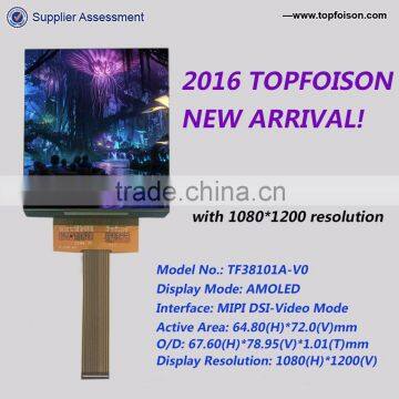 Topfoison 3.81inch Oled Screen With 1080P MIPI DSI Interface photo-2