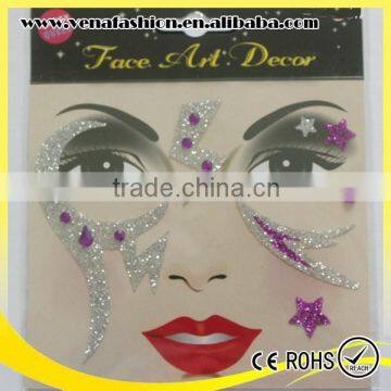 new fashion eye girls body decoration face art decor sticker