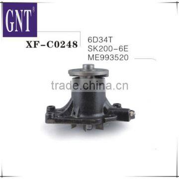 excavator SK200-6E 6D34T water pump