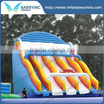 Hot commercial fiberglass pool slide for park