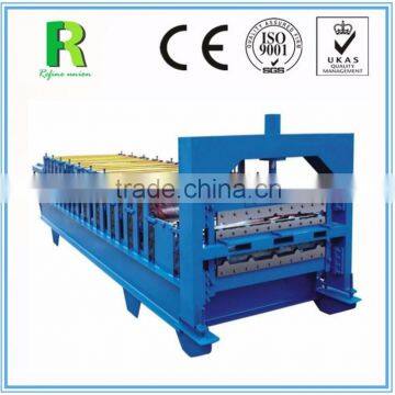 New Roof Use Double Layer Corrugated Trapezoidal Profile Steel Roofing Forming Machine