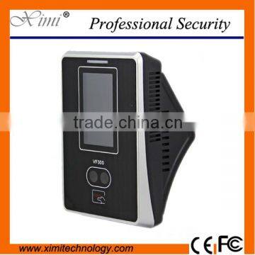 1000 card recording13.56MHz touch screen and color camera and TCP / IP network face and card time attendance face reader