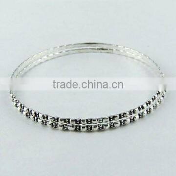 Oxidized Designer Bangles In 925 Sterling Silver, Handmade Silver Jewelry, Silver Jewelry 925