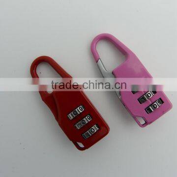 New 3 Dial Digit Combination Suitcase Luggage Metal Code Password Lock Padlock