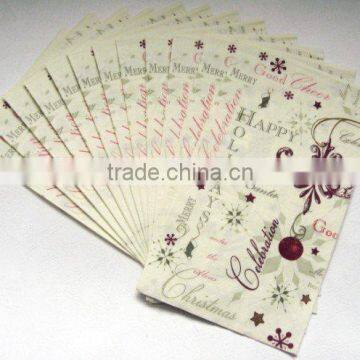 printed table napkin / colored folding design paper napkin