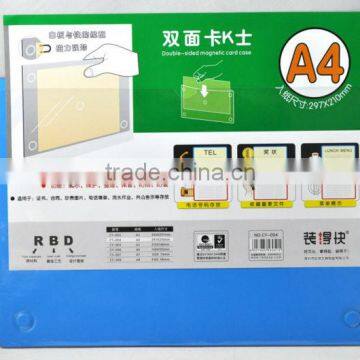 Double Sides Magnetic Note Holder ,double Sides Magnetic Card Case