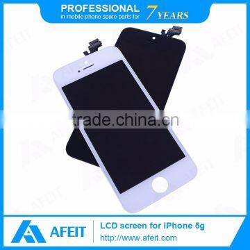 DHL Free Shipping mobile phone high quality lcd/display for iphone 5 lcd touch screen