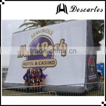 Custom made outdoor giant advertising inflatable billboard for large events