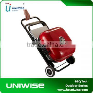 Trolley Folding Portable Charcoal BBQ Grill For Camping