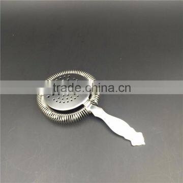 2016 New Style Smooth Handle Cocktail Strainer,ice Strainer,stainless Steel Ice Strainer photo-2