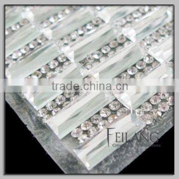 Crystal beads mesh trim for garments accessories