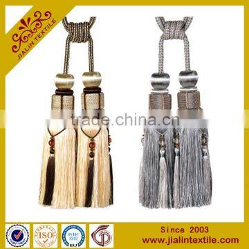 high quality rayon curtain tassel