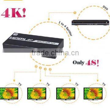 with HDCP ESD protection EDID control HDMI 1X4 Splitter