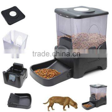 Reliable Dog Automatic Food Dispenser LCD Digital Programmable Timer Pet Feeder With A Large Capacity Hopper PF-10A photo-2