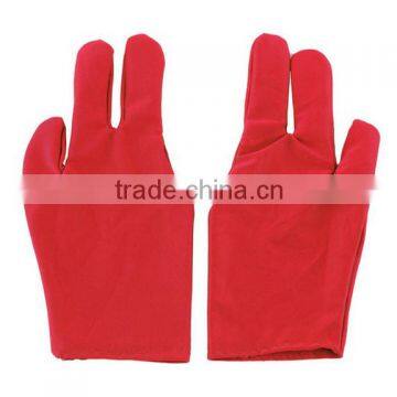 High Quality Durable Nylon 3 Fingers Glove for Billiard Pool Snooker Cue Shooter Black photo-3