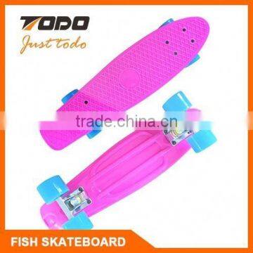 ANODIZE GOLD - 22" retro Style Skateboard Mini Plastic Cruiser skateboard