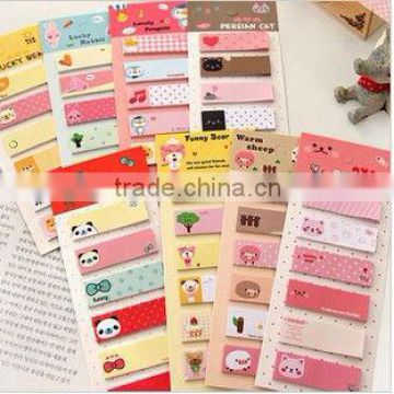 COLORFUL DIE CUT NOTEPAD WITH CUTE PAPER