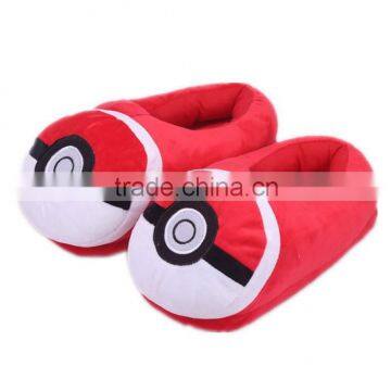 High quality cheap Pokemon slippers Pokemon go plush slipper wholesale pokemon pikachu Plush Indoor Bedroom Winter Warm Slippers