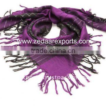 Purple square Scarves