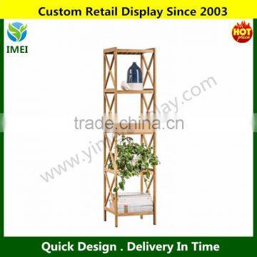 Bamboo 5 Tier Cross Shelf YM5-1548