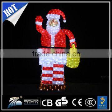 CE ISO Approved outdoor decoration Santa Claus led christmas light                        
                                                                                Supplier's Choice