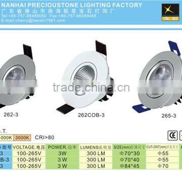 Dimmable 3W Led Spotlight With SASO CE ROHS Certificated photo-6
