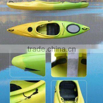 plastic white water kayak