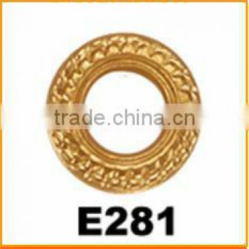 Pattern Shape Eyelet (Grommet), item No.E281, Pattern Surface